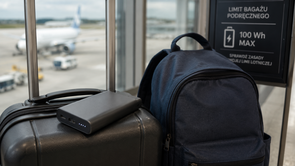 Powerbank na samolot limit 100 Wh